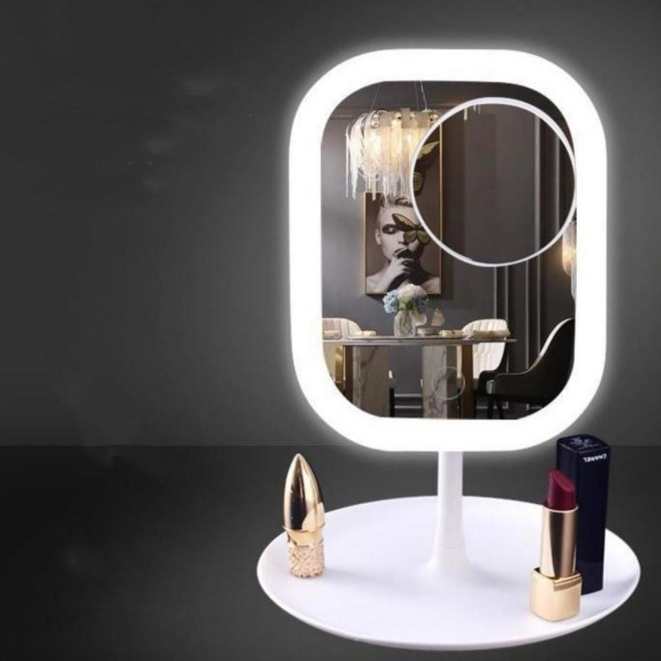 Desktop Mirror Dressing Mirror With Light Bulb Fill Light Beauty Makeup Desktop Mirror Dressing Mirror With Light Bulb Fill Light Beauty Makeup